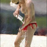 Nicole enjoying her masturbation with a huge dildo